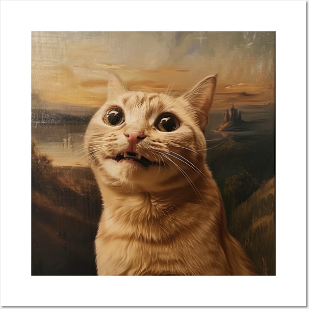 The Cat Lisa Wall Art by FelipeHora